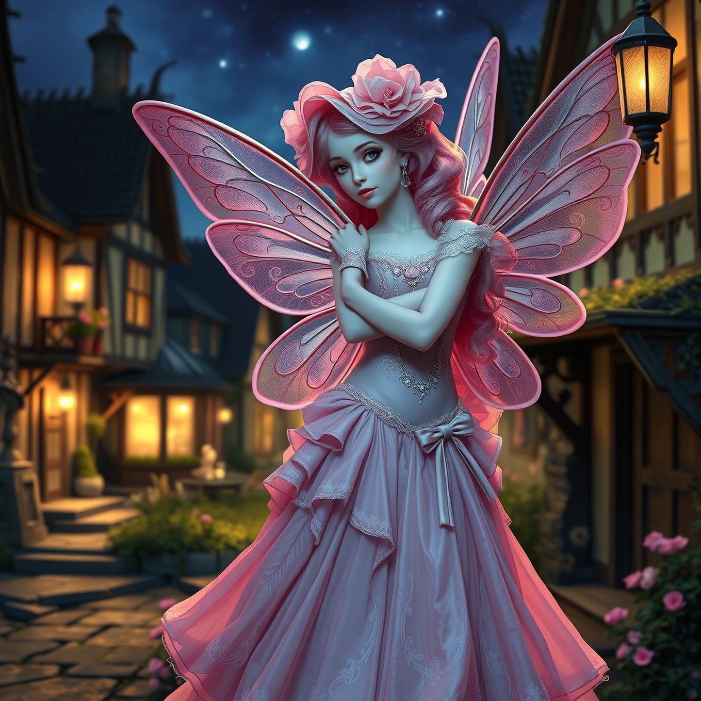 Victorian fairy Can koozie