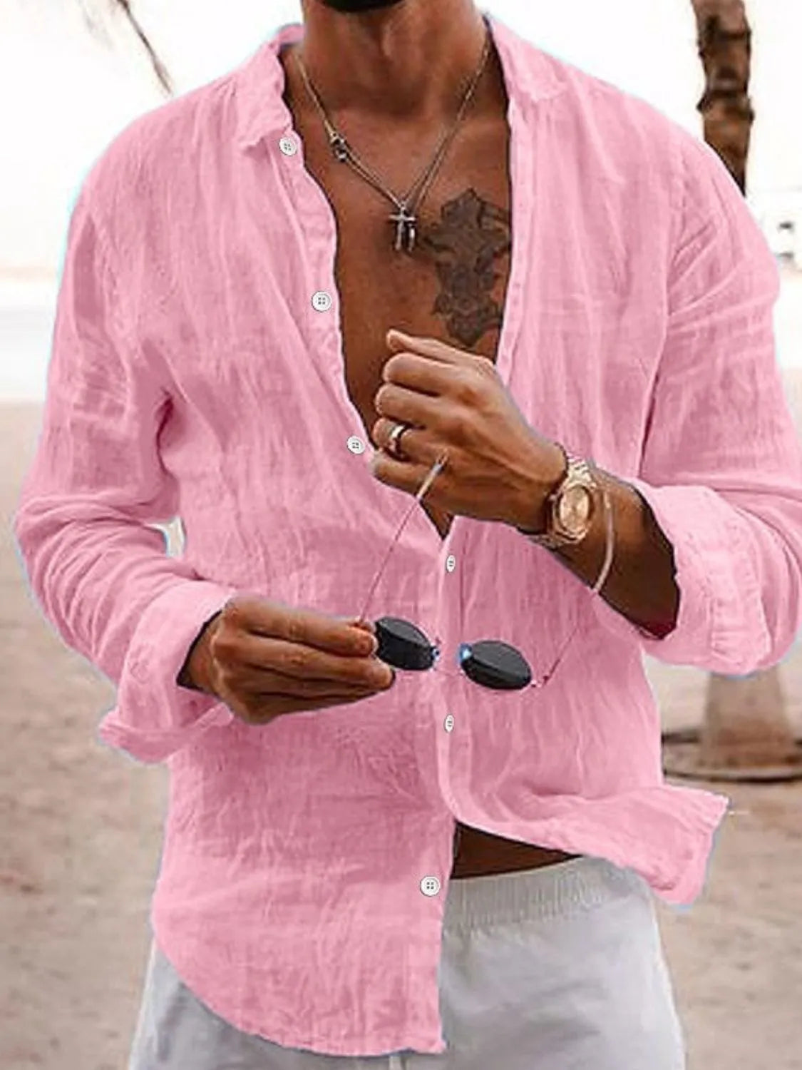 men's pink apparel