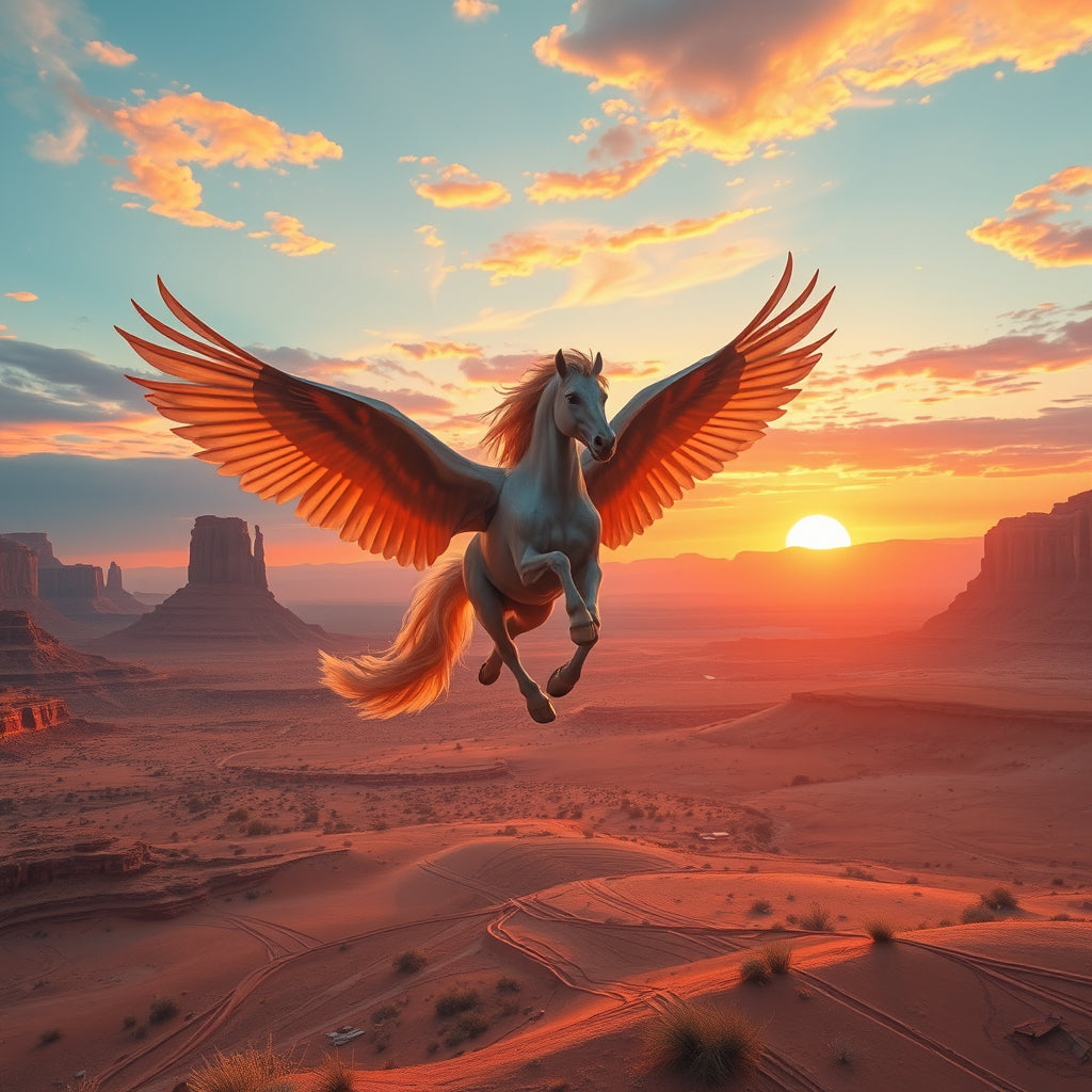 Pegasus in the desert Can cooler